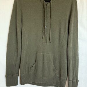 Allude Olive Green cashmere sweater